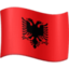 Albania Flag on Facebook