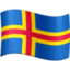 Åland Islands Flag on Facebook