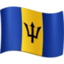 Barbados Flag on Facebook
