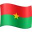 Burkina Faso Flag on Facebook