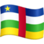 Central African Republic Flag on Facebook