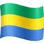 Gabon Flag on Facebook