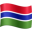 Gambia Flag on Facebook