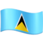 St. Lucia Flag on Facebook
