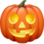 Jack-o-lantern on Facebook