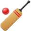 Cricket Bat And Ball on Facebook