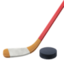 Ice Hockey Stick And Puck on Facebook