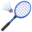 Badminton Racquet And Shuttlecock on Facebook