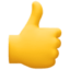 Thumbs Up Sign on Facebook