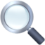 Left-pointing Magnifying Glass on Facebook