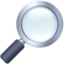 Right-pointing Magnifying Glass on Facebook