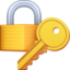 Closed Lock With Key on Facebook
