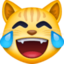 Cat Face With Tears Of Joy on Facebook