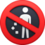 Do Not Litter Symbol on Facebook