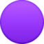 Large Purple Circle on Facebook