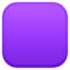 Large Purple Square on Facebook