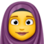 Person With Headscarf on Facebook