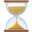 Hourglass With Flowing Sand on Facebook