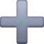 Heavy Plus Sign on Facebook