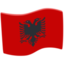 Albania Flag on Messenger