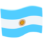 Argentina Flag on Messenger