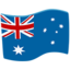 Australia Flag on Messenger