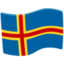 Åland Islands Flag on Messenger