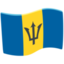 Barbados Flag on Messenger