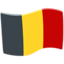 Belgium Flag on Messenger