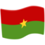 Burkina Faso Flag on Messenger