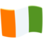 Côte D’ivoire Flag on Messenger