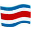 Costa Rica Flag on Messenger