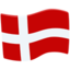 Denmark Flag on Messenger