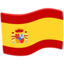 Spain Flag on Messenger