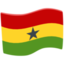 Ghana Flag on Messenger