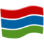 Gambia Flag on Messenger