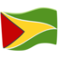 Guyana Flag on Messenger