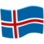 Iceland Flag on Messenger