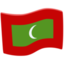 Maldives Flag on Messenger