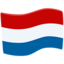 Netherlands Flag on Messenger
