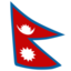 Nepal Flag on Messenger