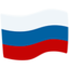 Russia Flag on Messenger