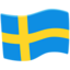 Sweden Flag on Messenger