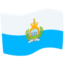 San Marino Flag on Messenger