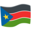 South Sudan Flag on Messenger