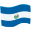 El Salvador Flag on Messenger