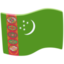 Turkmenistan Flag on Messenger
