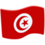 Tunisia Flag on Messenger