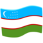Uzbekistan Flag on Messenger