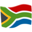 South Africa Flag on Messenger